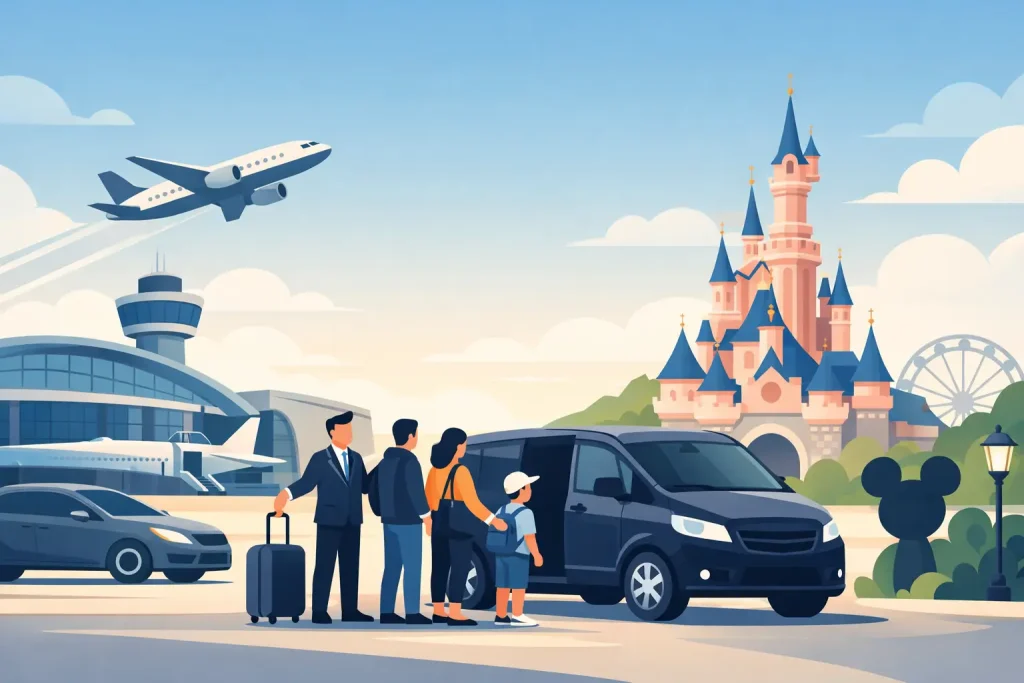 Transfers From Airport to Disneyland Paris